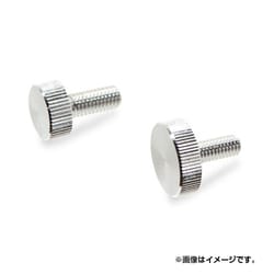 クローム 装飾ねじローレット(16-6)M6×15 2個入 557-136