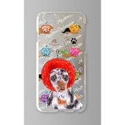 KSIP6-A29 [iPhone 6 4.7インチ DESIGN SHELL COVER ミニチュアダックスフンド]