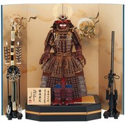 五月人形 徳川総革小札鎧飾り 10号 [B-121]