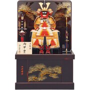 五月人形 春日沢潟鎧飾り 7号 収納 会津塗り [B-271]