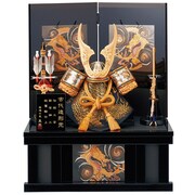 A-390 五月人形 金竜NA兜飾り 8号 収納