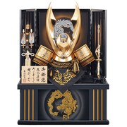 A-443 五月人形 着用ゴールドハヤテ兜飾り 25号 収納