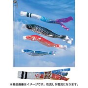 積美画 スーパースターゴールド [鯉のぼり 庭用 6m シルックサテン雲龍吹流し 撥水加工 3匹6点セット]