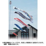 積美画 スターゴールド [鯉のぼり 庭用 7m ゴールド雲龍吹流し 3匹6点セット]