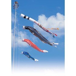 ヨドバシ.com - 東旭 積美画 [鯉のぼり 庭用 6m 雲龍吹流し 3匹6