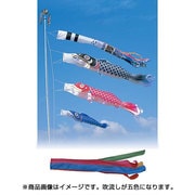 昴 [鯉のぼり 庭用 3m 五色吹流し 3匹6点セット]