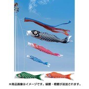 ナイロン鯉 [鯉のぼり 庭用 3m 五色吹流し 5匹8点セット]