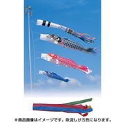 昴 F#250 [鯉のぼり 庭用 五色吹流し付 ガーデンセット]