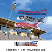 優輝 S#50 [鯉のぼり ベランダ用 雲龍吹流し付 ベランダ手すり化粧箱セット]