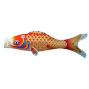 美山錦 0.9m 橙 [鯉のぼり 単品]