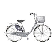 シティサイクル ウィークリーL 24型 変速なし シルバー系メタリック WKALP24F