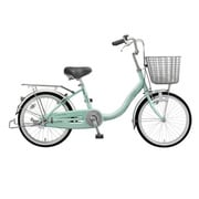 シティサイクル ティータイム ダイナモ仕様 20型 変速なし 緑系パール TT20F