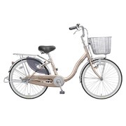 シティサイクル ティータイム ダイナモ仕様 22型 変速なし チタン系メタリック TT22F