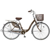 シティサイクル カール ダイナモ仕様 24型 変速なし 茶系メタリック CUAL24F