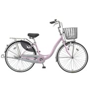 シティサイクル カール ダイナモ仕様 24型 変速なし ピンク系メタリック CUAL24F