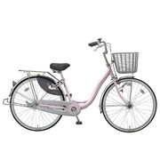シティサイクル カール ピッカル仕様 24型 変速なし ピンク系メタリック CUALP24F