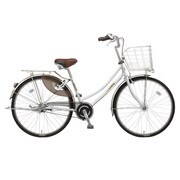 シティサイクル ケープベルト Wループ 26型 内装3段変速 白系パール CAWBP263F