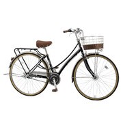 シティサイクル アンバー ベルト 27型 内装3段変速 黒系メタリック ABLP273F