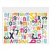 ジッパーバッグ <B5> 文字柄 55453006