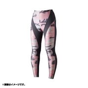 4DWC0600P [ウルトラライト ロングタイツ プリントデザインモデル ウィメンズ M カモピンク]