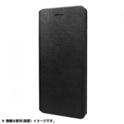 HL274BK [Helium Super Thin One Sheet PU レザーケース iPhone 6 Plus 手帳型ケース ブラック]