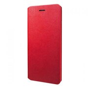 HL274RD [Helium Super Thin One Sheet PU レザーケース iPhone 6 Plus 手帳型ケース レッド]