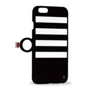 ジュエルフォン [iPhone 6用ケース ボーダーブラック]
