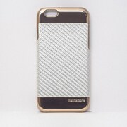 CV002AW [monCarbone CURVE iPhone 6/6sケース パールホワイト]
