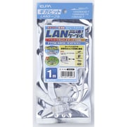 CAT6 フラットLAN 1m LAN-FT1010 W
