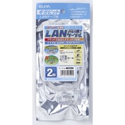 CAT6 フラットLAN 2m LAN-FT1020 W