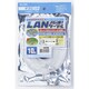CAT6 フラットLAN 10m LAN-FT1100 W