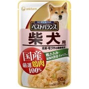 ベストバランス パウチ 柴犬用 [犬用 ウェットフード 60g]