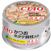 CIAO（チャオ） かつお ホタテ貝柱入り 緑茶消臭成分配合 [猫用 ゼリー 85g 一般食]