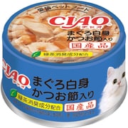 CIAO（チャオ） まぐろ白身 かつお節入り 緑茶消臭成分配合 [猫用 ゼリー 85g 一般食]