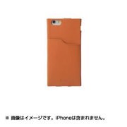 iPhone 6/6s専用 スリムラインレザーケース バータイプ [ブラウン]