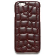 Z5626i6 [iPhone 6s/6用ケース クロコキルティングバー ワイン]