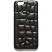Z5627i6 [iPhone 6s/6用ケース クロコキルティングバー ブラック]