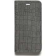 Z5633i6 [iPhone 6/6s用ケース クロコヌバックダイアリー グレー]