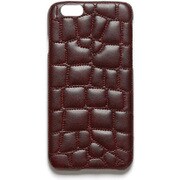 Z5660i6P [iPhone 6s Plus/6 Plus用ケース クロコキルティングバー ワイン]