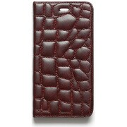 Z5663i6P [iPhone 6s Plus/6 Plus用ケース クロコキルティングダイアリー ワイン]
