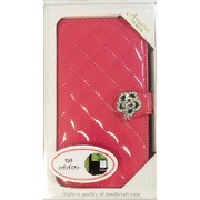 Amante エナメルシャデンスライドケース ピンク [スマートフォン汎用キャリングケース]