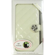 Amante エナメルシャデンスライドケース ホワイト [スマートフォン汎用キャリングケース]