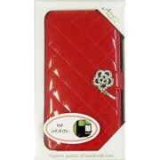 Amante エナメルシャデンスライドケース レッド [スマートフォン汎用キャリングケース]