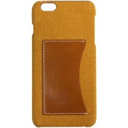 I6P06-15A494-10 [DESIGNSKIN CANVAS (POCKET/YELLOW) for iPhone 6 Plus/6s Plus 5.5インチケース]