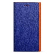 I6N06-15A485-09 [araree Z FOLDER DIARY (BLUE＋ORANGE) for iPhone 6/6s 4.7インチ ケース]