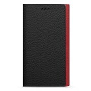I6N06-15A485-01 [araree Z FOLDER DIARY (BLACK＋RED) for iPhone 6/6s 4.7インチ ケース]