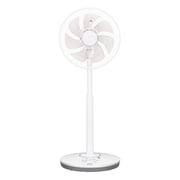 リビング扇風機 DCモーター リモコン付 ホワイト F-CL338-W