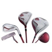 TIARA IS クラブ 6本組(W1、F4、7I、9I、SW、PT) レディース レッド