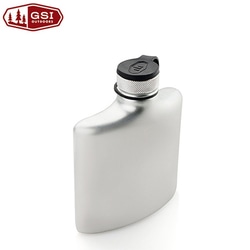 グレイシャーステンレスヒップフラスコ 6oz
