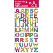 ネオンカラーダイカット文字シール ポップ大文字 TM00364